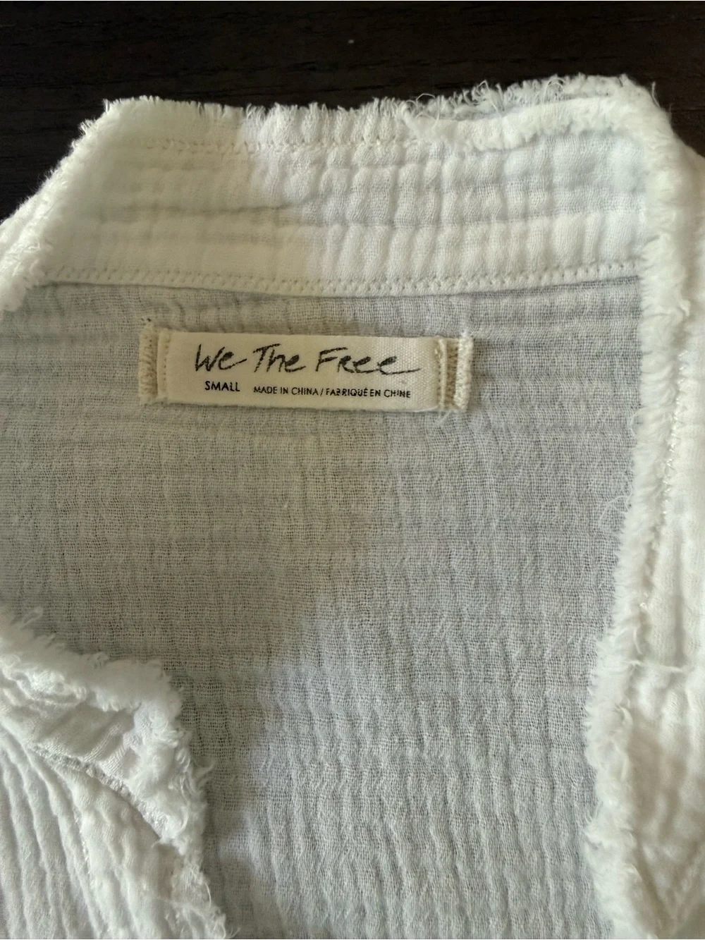 Free People We The Free Women’s Daydream Tunic w/Pockets Boho 100% Cotton‎ Sz S